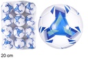 Bola de futebol de plástico azul da equipa 20 cm