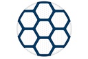 Balón plástico fútbol clásico azul