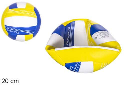 [115857] Classic tricolor volleyball deflated ball 20 cm
