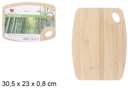 [116008] Bamboo cutting board 30,5x23 cm