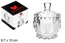 Bombonera cristal Asia 8,7x10 cm