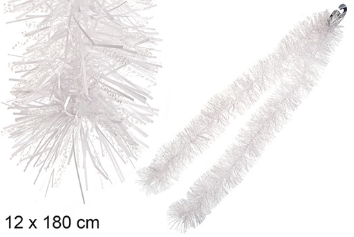 [116666] Boa en fourrure large neige/blanc 12x180 cm