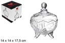 Bombonera cristal Tokio 14x17,5 cm