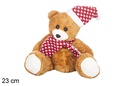 Peluche Navidad reno/oso surtido 23 cm