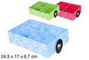 Organizador nylon 3 separadores colores surtidos 24,5x17 cm