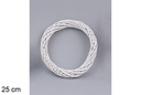 Corona mimbre blanca 25 cm