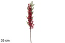 Ramo PVC frutas vermelhas 35 cm