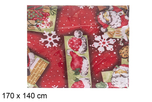 [117254] Nappe décoration de Noël 170x140cm