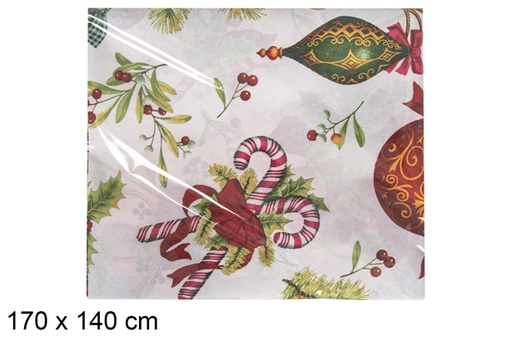 [117257] Mantel decoracion navideña 170x140cm