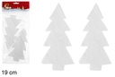 Pack 2 sapins de Noël en polystyrène 19 cm