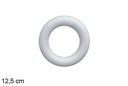 Corona poliestireno blanco 12,5 cm