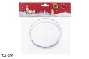 Bola PVC trasparente desmontable en bolsa 12 cm 