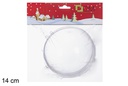Bola PVC transparente desmontable en bolsa 14 cm  