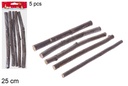 Pack 5 troncos de madera en bolsa 25 cm