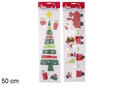 Adhesivo navideño gel para ventana surtido 50 cm