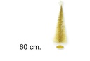 Árbol oro adorno Navidad 60 cm