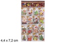 Pack 128 cartões-presente de Natal 4,4x7,2 cm