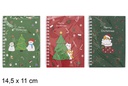 Bloc de notas Navidad decoración surtida en bolsa  