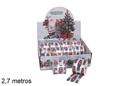 Cinta Navidad decorado soldados 2,7 m.