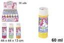 Tubo pompas jabón Unicornio 60 ml