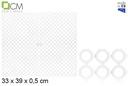 Rejilla escurridora plástico blanco 33x39 cm