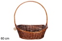 Cesta mimbre caoba 60 cm