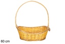 Cesta mimbre miel 60 cm