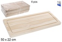 Tabla madera churrasco 50x22 cm