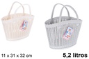 Bolso plástico calado 5,2 l.