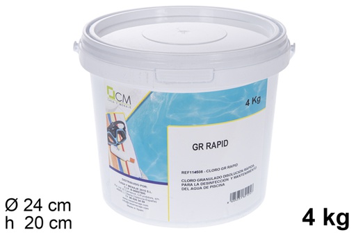 [118738] Quick effect granulated chlorine 4 kg