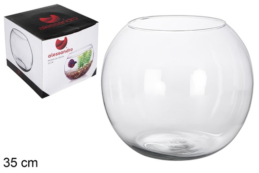[118751] Vaso di vetro sfera 35 cm