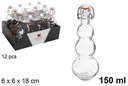 Botella espiral con tapón gaseosa 150 ml