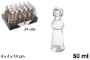 Botella torre con tapón gaseosa 50 ml