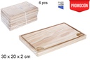 Tabla madera churrasco 30x20 cm