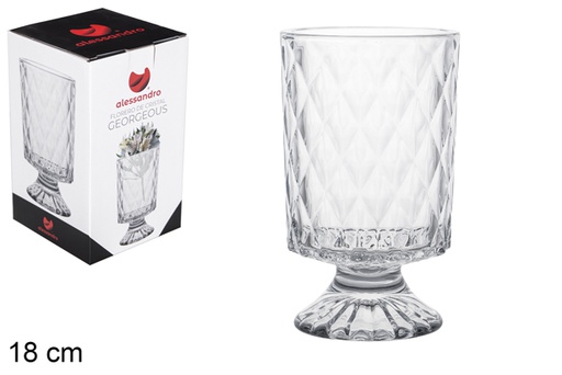 [118855] Vase en verre Georgeous 18 cm