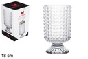 Florero cristal Margaret 18 cm