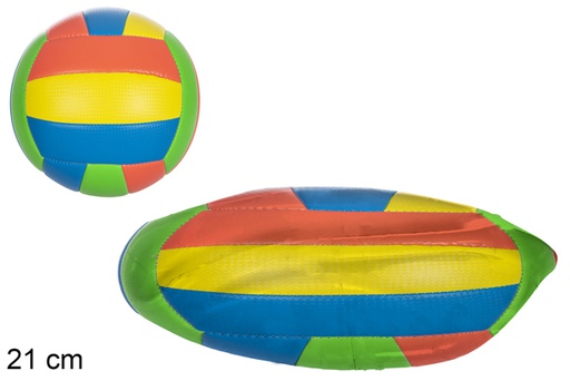 [118865] Neon color volleyball deflated ball Size 5