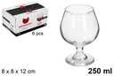 Copa cristal coñac 250 ml