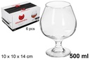 Copa cristal coñac 500 ml