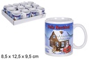 Tasse en céramique décorée de Noël