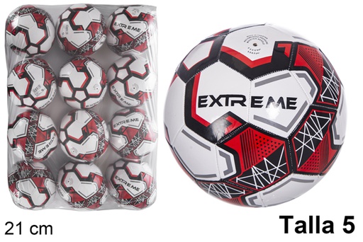 [118951] Tricolor soccer inflated ball Size 5