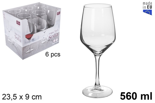 [118959] Copa cristal vino Sofia Vasik 56 cl