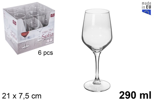 [118960] Cálice de vidro para vinho Sofia Vasik 290 ml