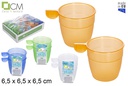 Pack 2 tazas café/infusión plástico reutilizable