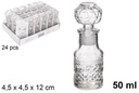 Botella cristal licor Brisbane 50 ml