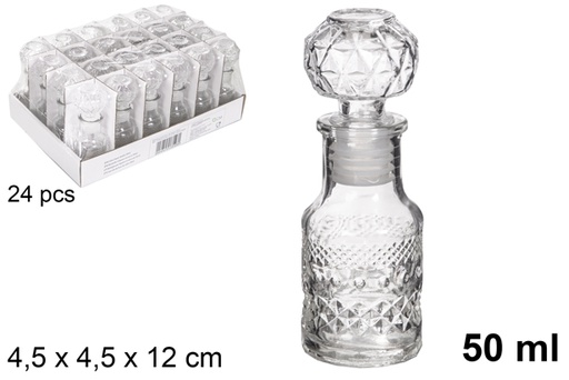 [119016] Bottiglia di vetro per liquori Brisbane 50 ml