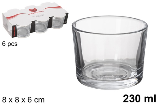 [119026] Bicchiere di vetro per il sidro 250 ml