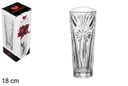 Milan triangle glass vase 18 cm