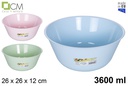 Ensaladera colores pastel 3.600 ml