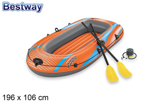 [119059] Inflatable boat with oars Kondor Elite 2000 196x106 cm